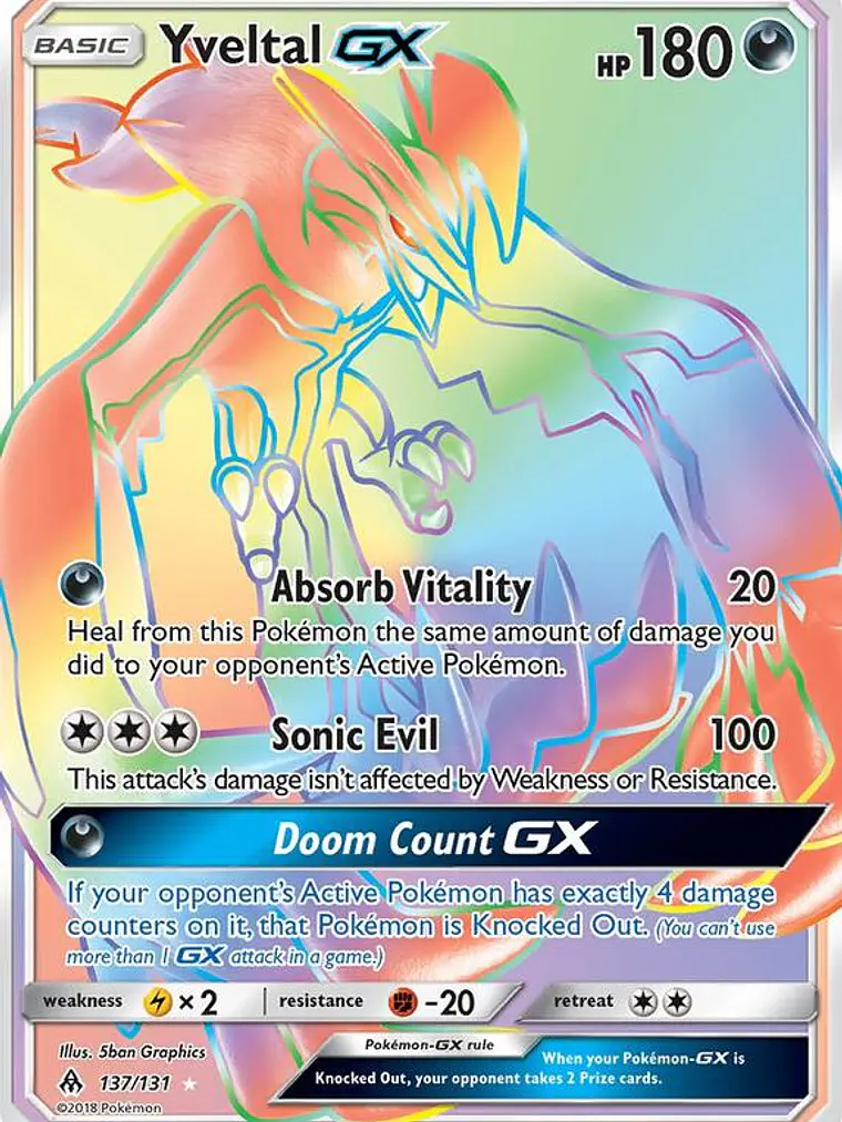 Yveltal GX #137 1
