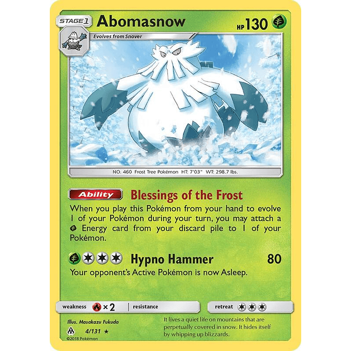 Abomasnow #4 1