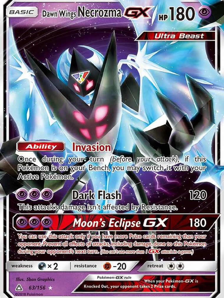 Dawn Wings Necrozma GX #63 1