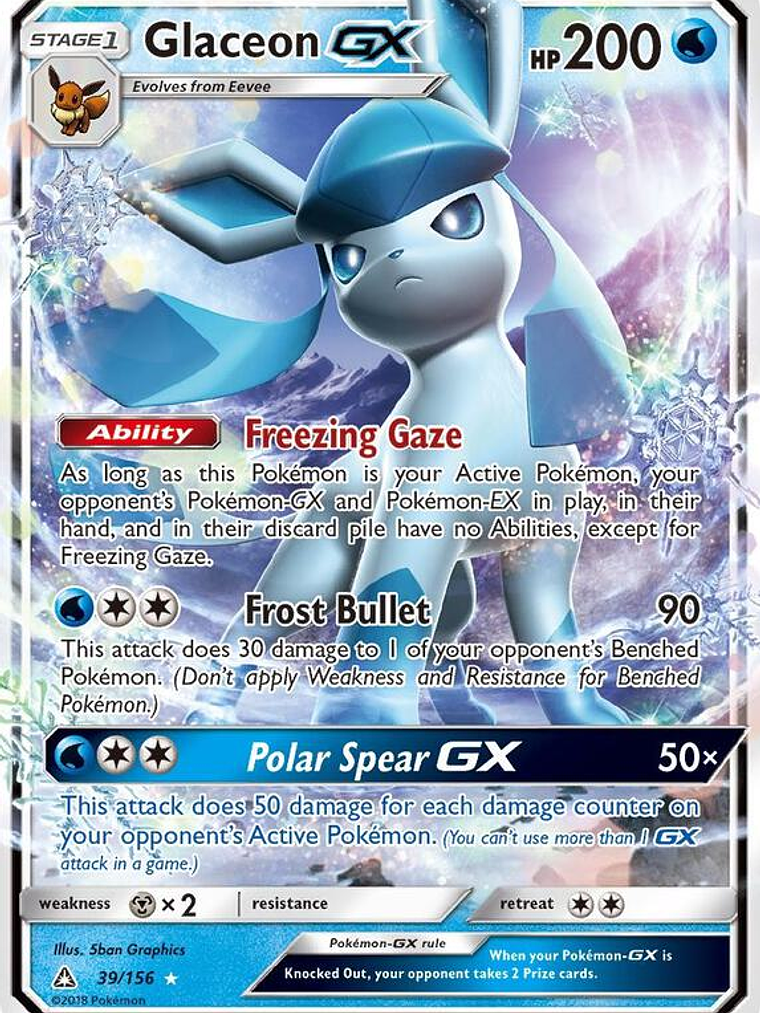 Glaceon GX #39 1