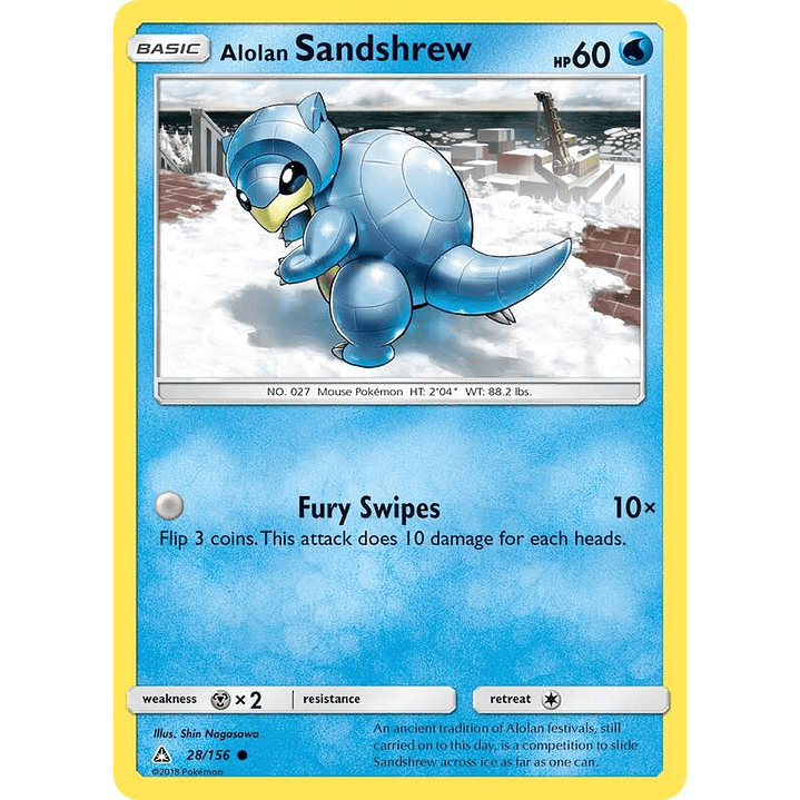 Alolan Sandshrew #28 1