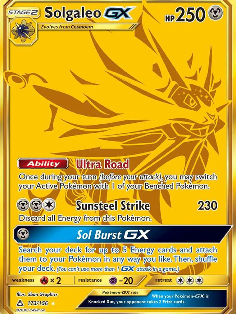 Solgaleo GX #173 1