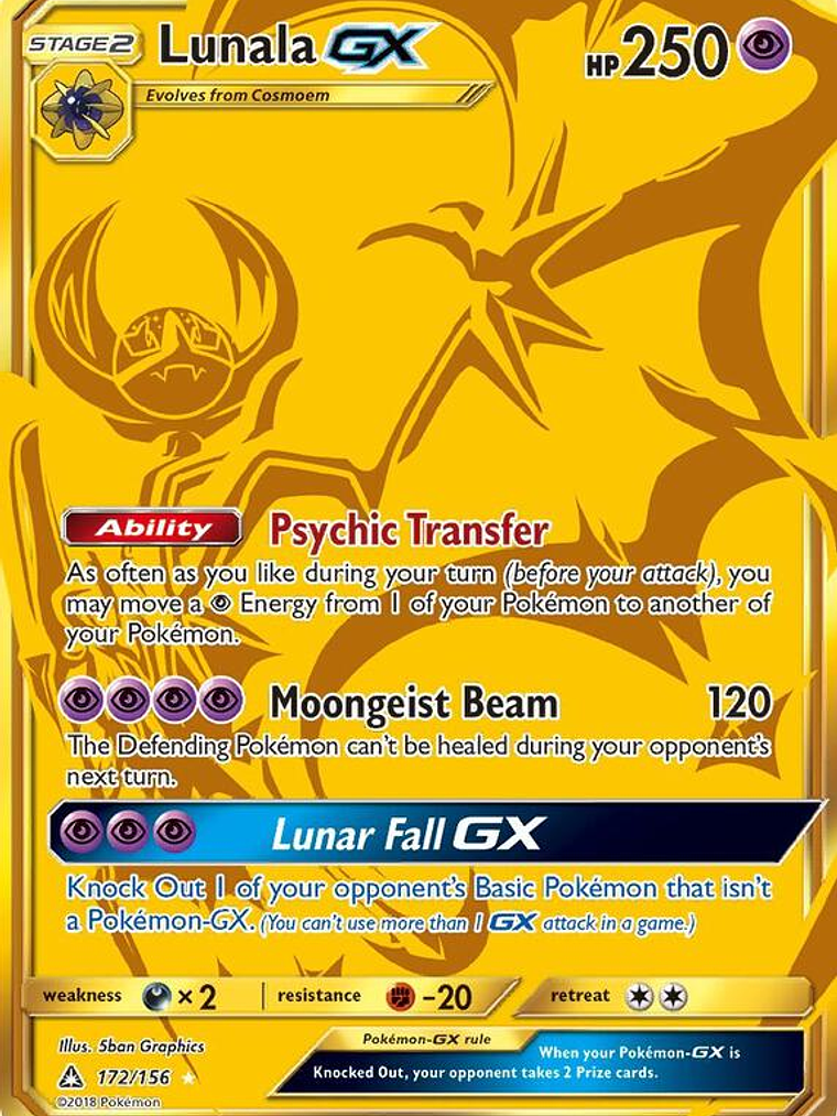 Lunala GX #172 1