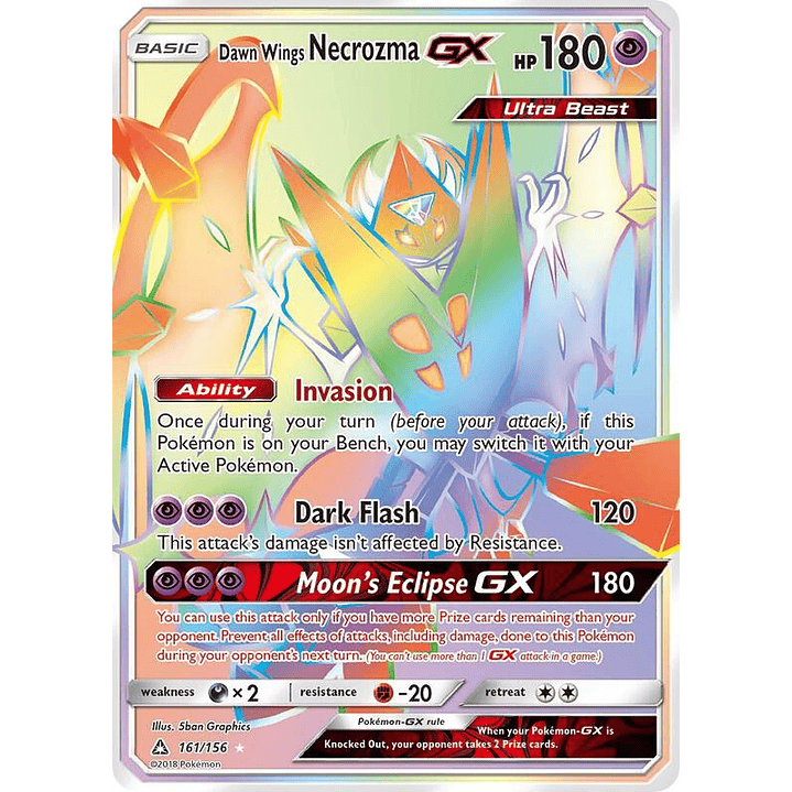 Dawn Wings Necrozma GX #161 1