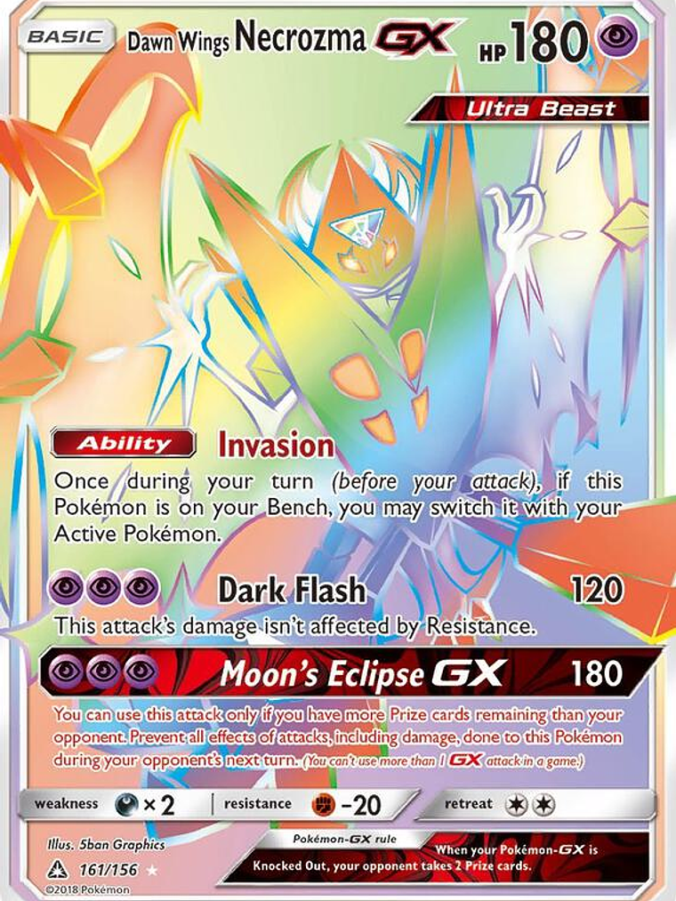 Dawn Wings Necrozma GX #161 1