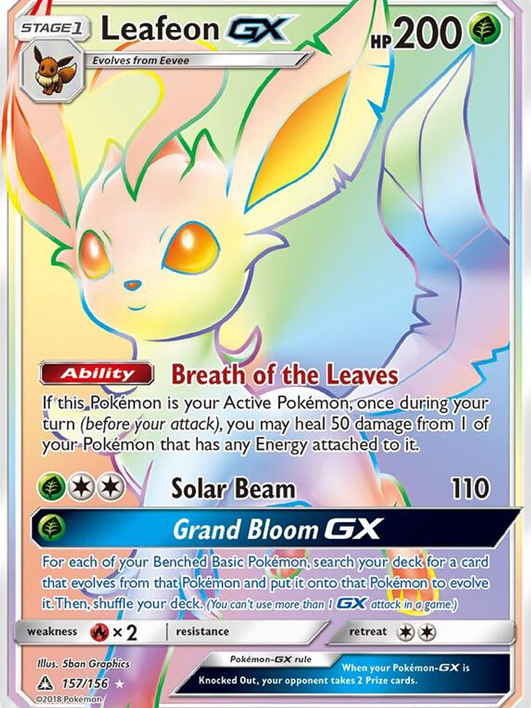 Leafeon GX #157 1