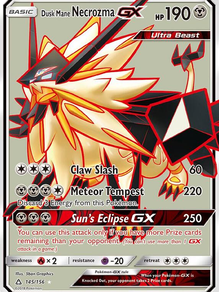 Dusk Mane Necrozma GX #145 1