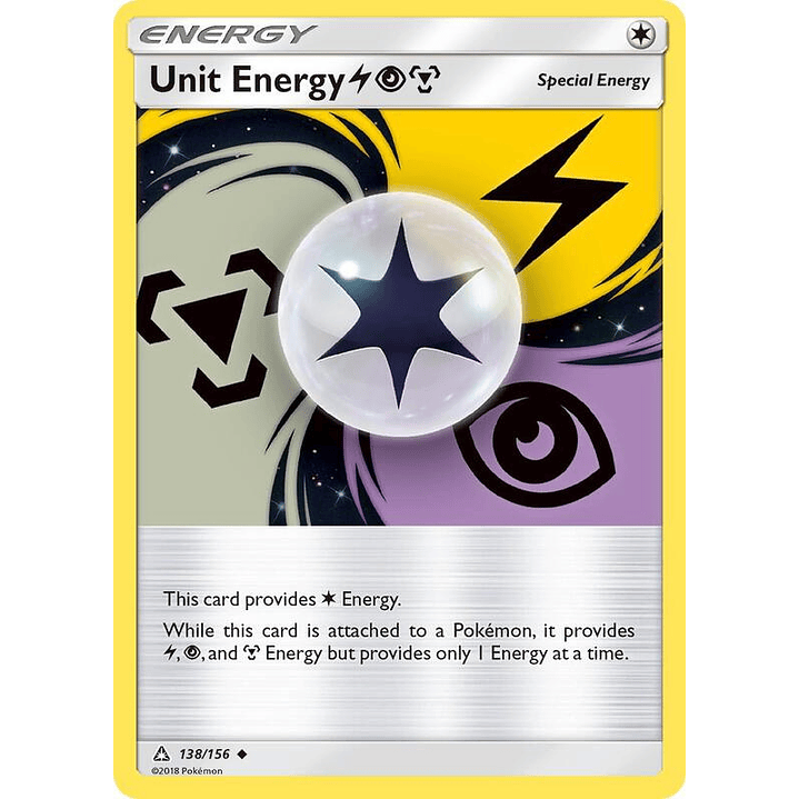 Unit Energy LightningPsychicMetal #138 1