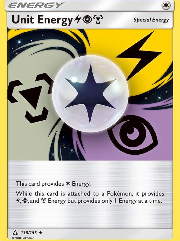 Unit Energy LightningPsychicMetal #138 1