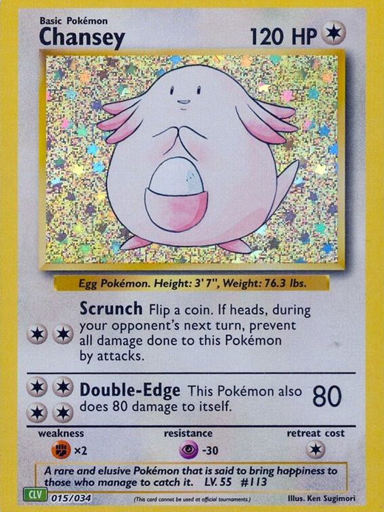 Chansey #015 1