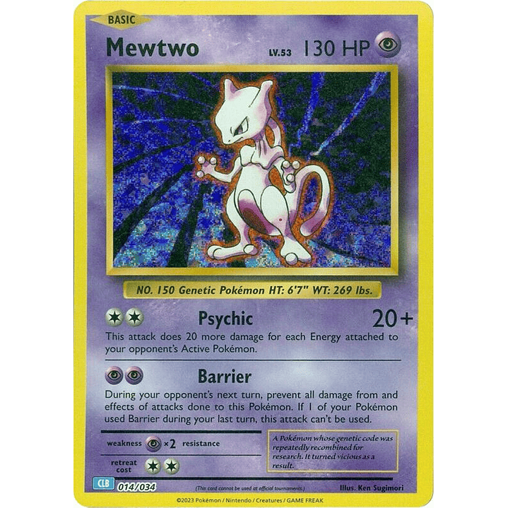 Mewtwo #014 1