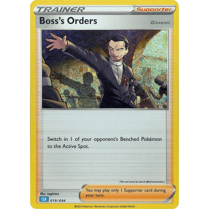 Boss's Orders (CLB) #019 1
