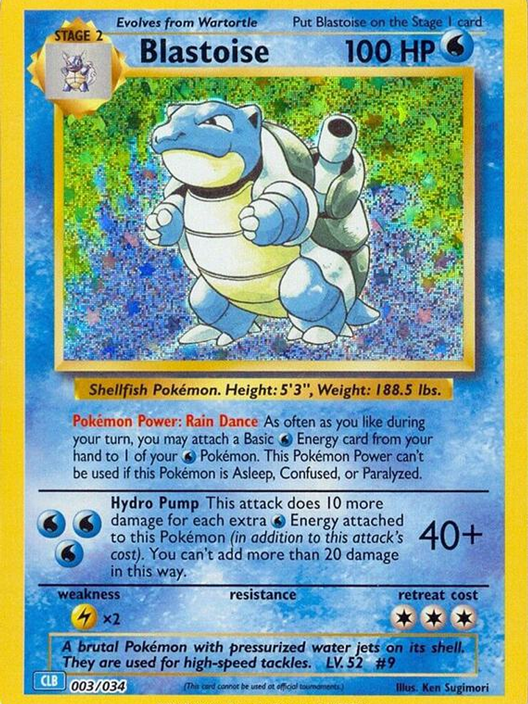 Blastoise #003 1