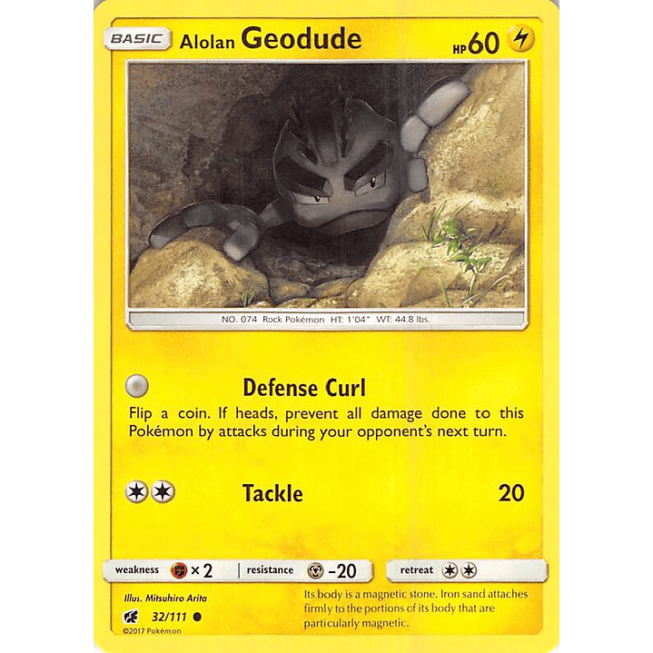 Alolan Geodude #32 1