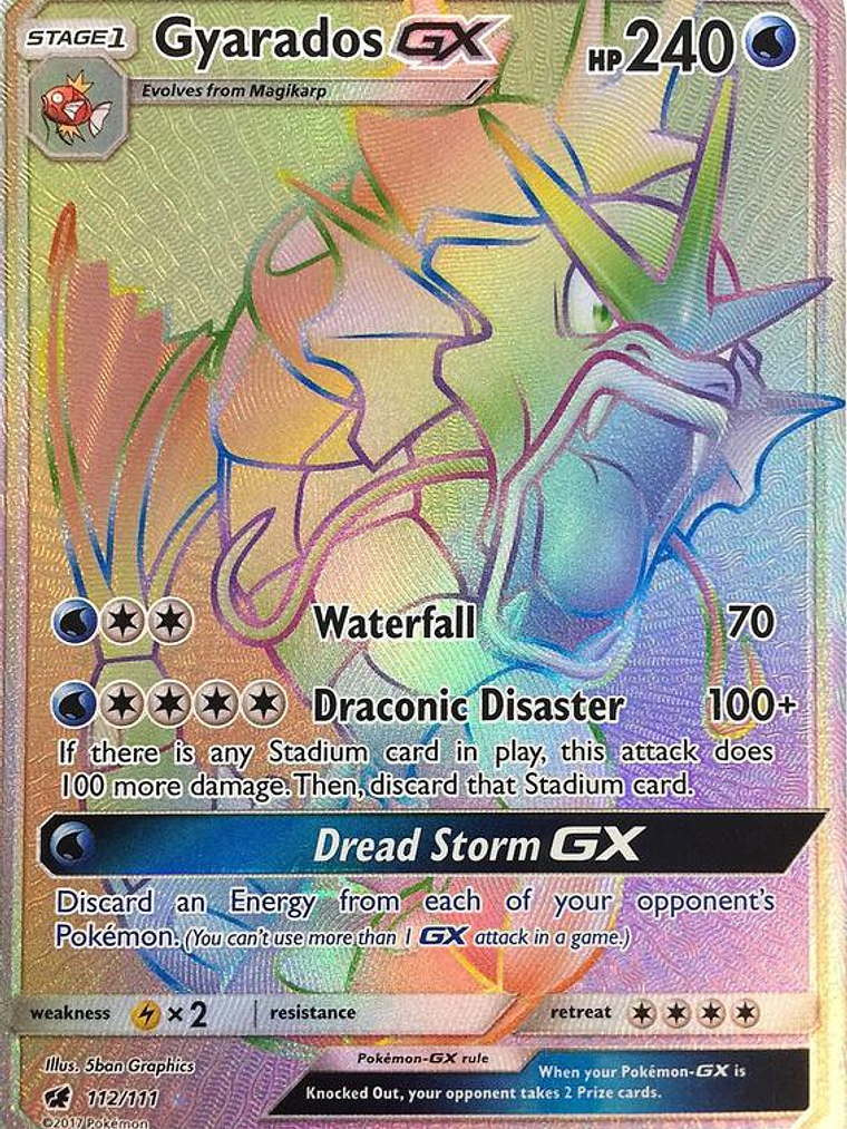 Gyarados GX #112 1