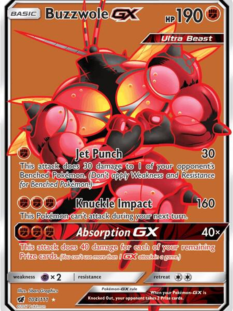 Buzzwole GX #104 1