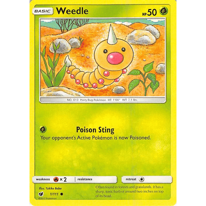Weedle #1 1