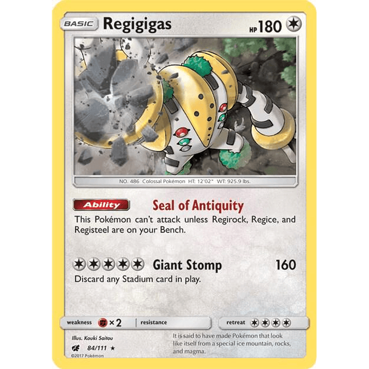Regigigas #84 1