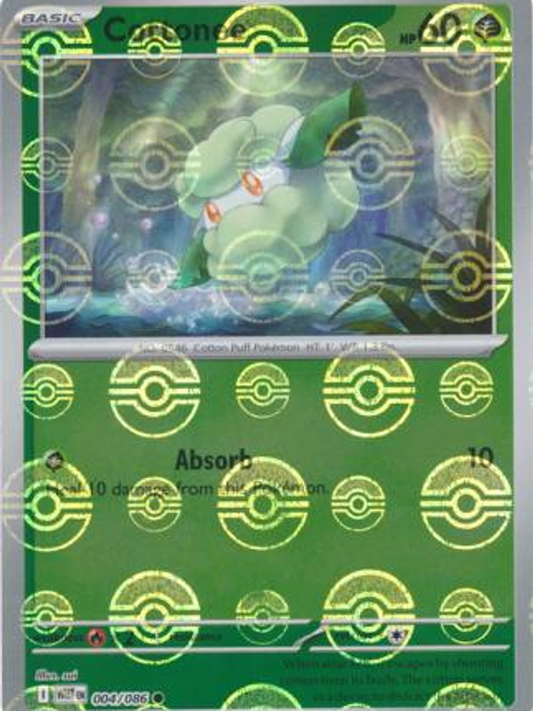 Cottonee (Poke Ball Pattern) #004 1