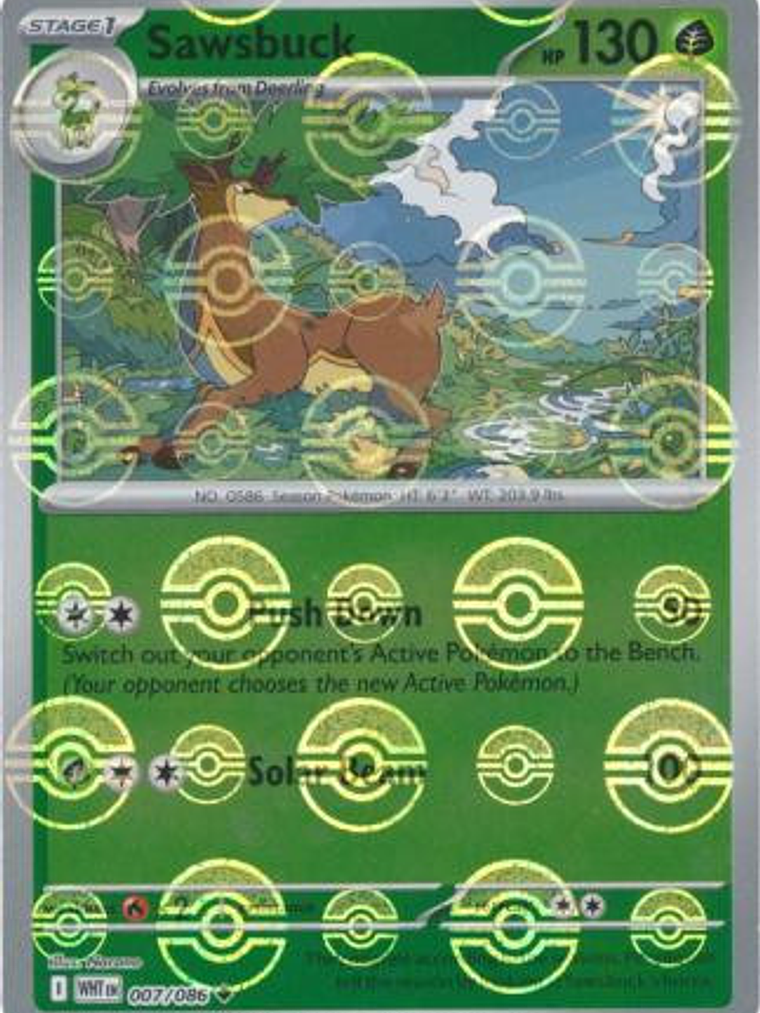 Sawsbuck (Poke Ball Pattern) #007 1