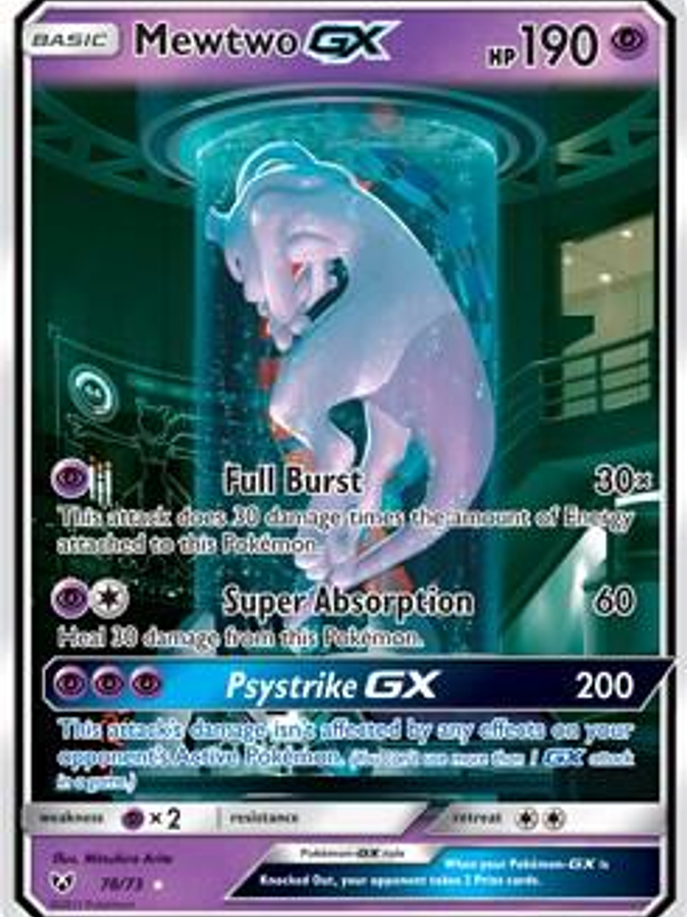 Mewtwo GX #78 1
