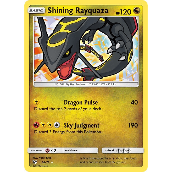 Shining Rayquaza #56 1
