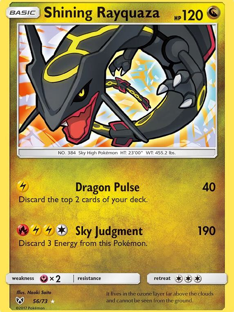 Shining Rayquaza #56 1