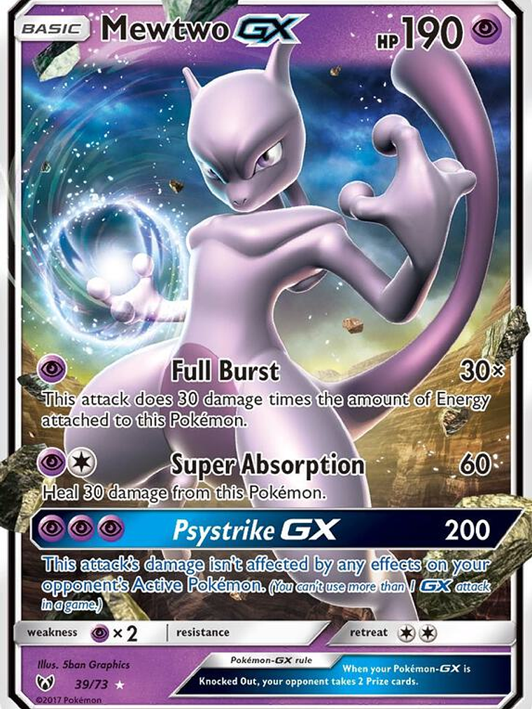 Mewtwo GX #39 1