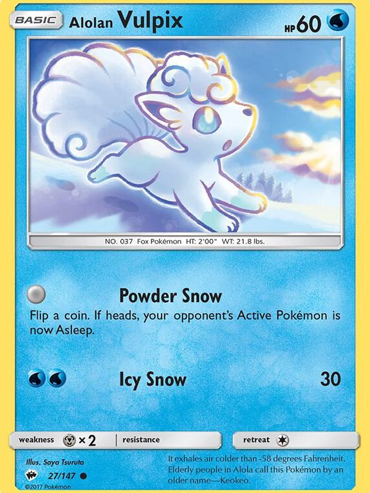Alolan Vulpix #27 1