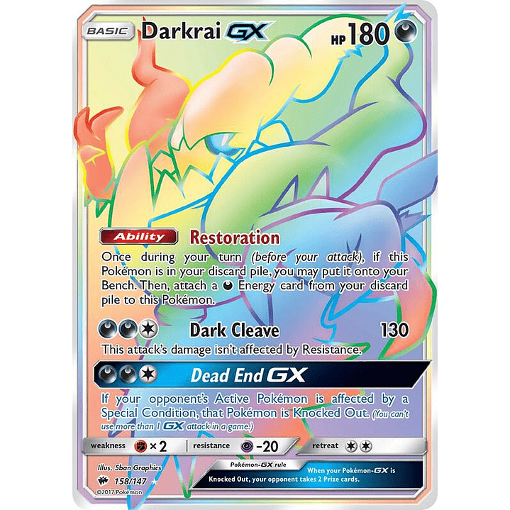 Darkrai GX #158 1