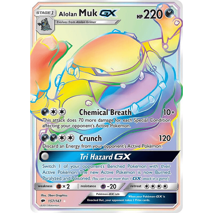 Alolan Muk GX #157 1
