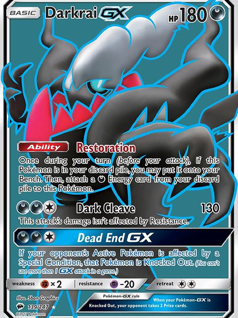 Darkrai GX #139 1
