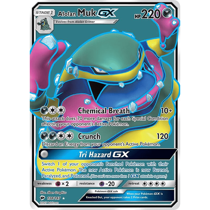 Alolan Muk GX #138 1