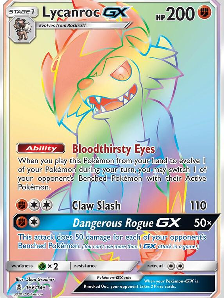 Lycanroc GX #156 1