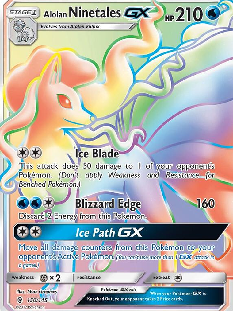 Alolan Ninetales GX #150 1