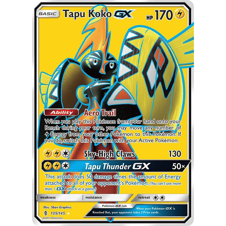 Tapu Koko GX #135 1