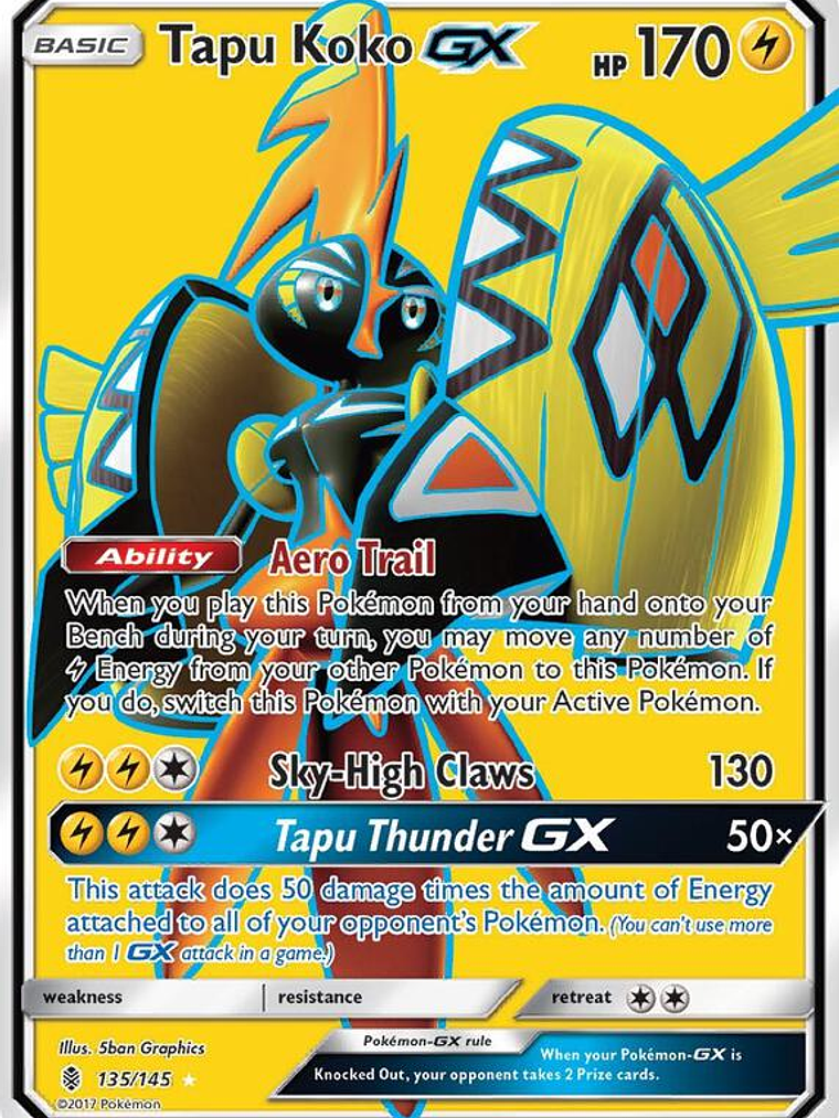 Tapu Koko GX #135 1