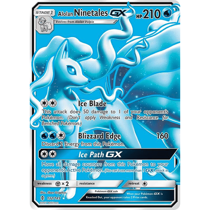 Alolan Ninetales GX #132 1