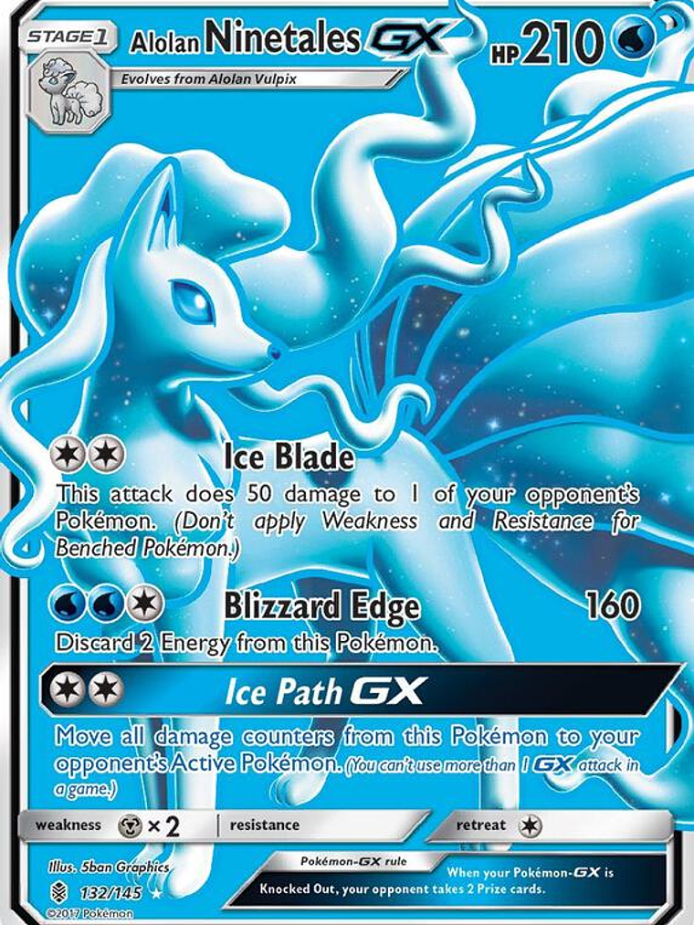 Alolan Ninetales GX #132 1