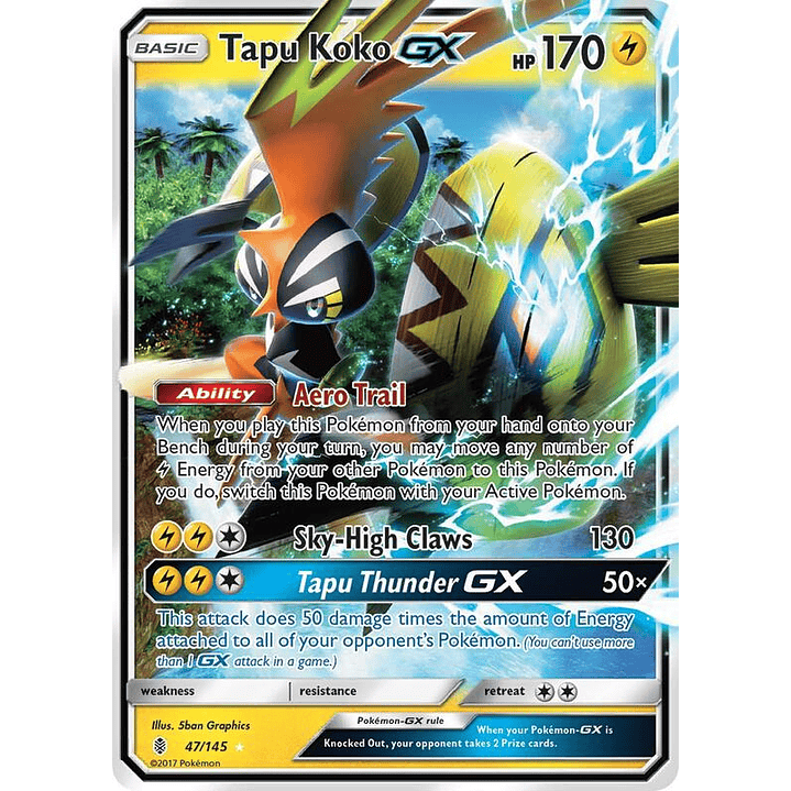 Tapu Koko GX #47 1