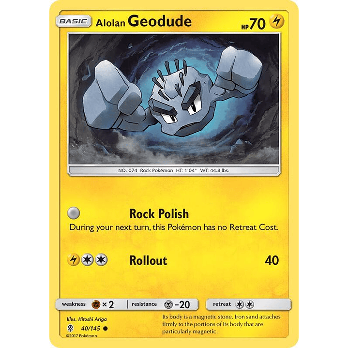 Alolan Geodude #40 1