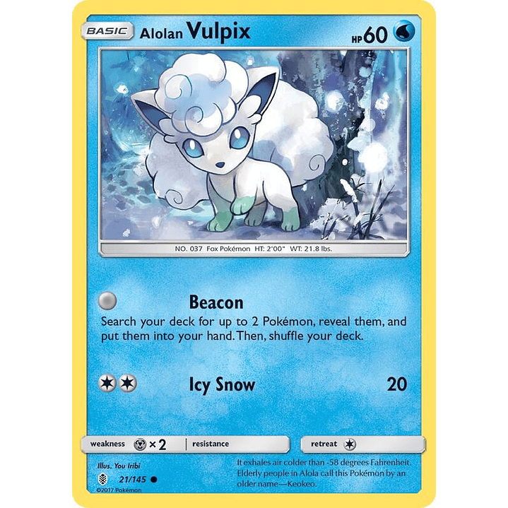 Alolan Vulpix #21 1