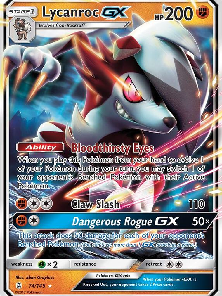 Lycanroc GX #74 1