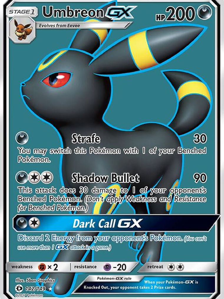 Umbreon GX #142 1
