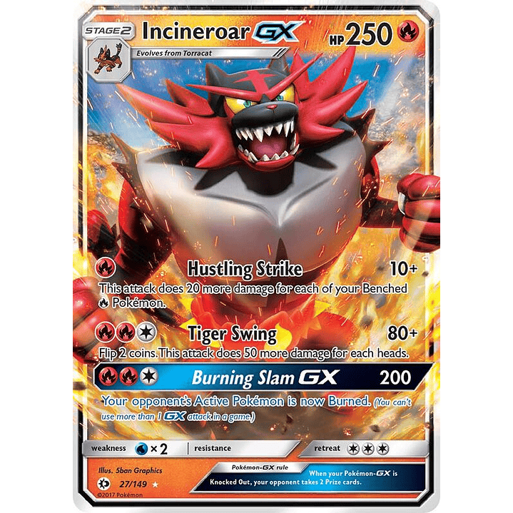 Incineroar GX #27 1