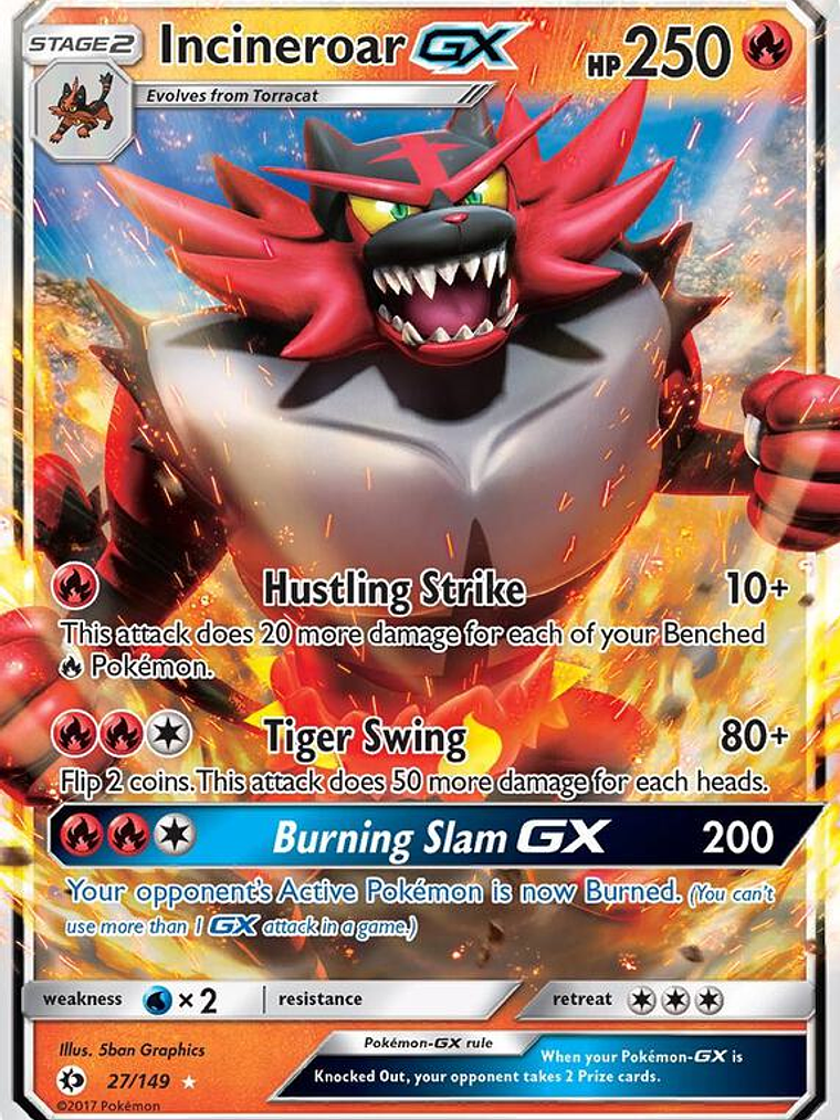 Incineroar GX #27 1