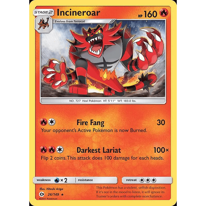 Incineroar #26 1