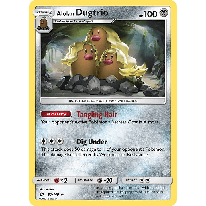 Alolan Dugtrio #87 1