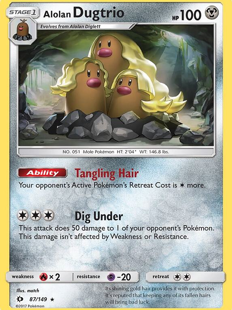 Alolan Dugtrio #87 1