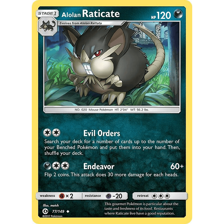 Alolan Raticate #77 1